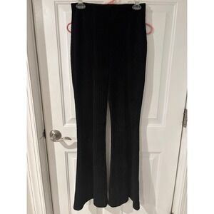 Modish Rebel Black Flare Leggings‎ High Waist Stretch Casual Pants